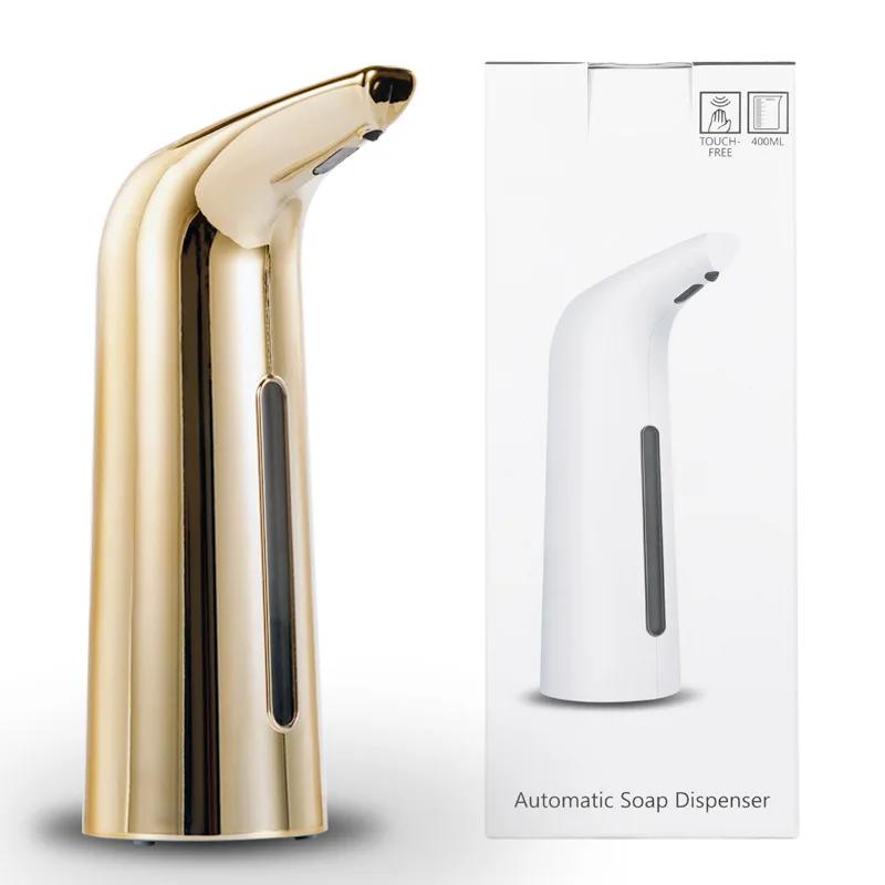 400 ml Automatischer Flüssigseifenspender Badezimmerzubehör Seifen- und Gelspender Intelligentes Kücheninduktions-Handdesinfektionsmittel