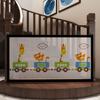 1 set Poarta de siguranta pentru bebelusi model desen animat extensibil plasa usa de casa scara plasa de siguranta pentru copii Utilizare zilnica