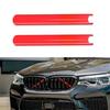 2pcs 36cm Styling Cars Grilles Front Trim Strips Cover Frame Sticker For BMW F10 F11 F07 F18 F06 F12 F13 F01 F02 F03 F04 F48 F49