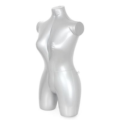 1 Stück Damen Ganzkörper mit aufblasbarem Schaufensterpuppen-Modell, Mode-Dummy-Torso-Modellwerkzeug für Hosen/Unterwäsche/Oberteile/Halsketten/Schmuck/Schals