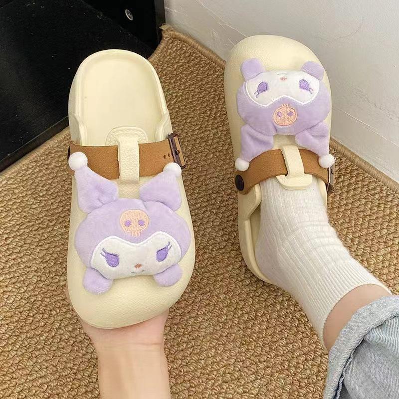

New cute cartoon lightweight dating autumn indoor and outdoor wear high-end women s comfortable cool slippers 36-37 (one size smaller)