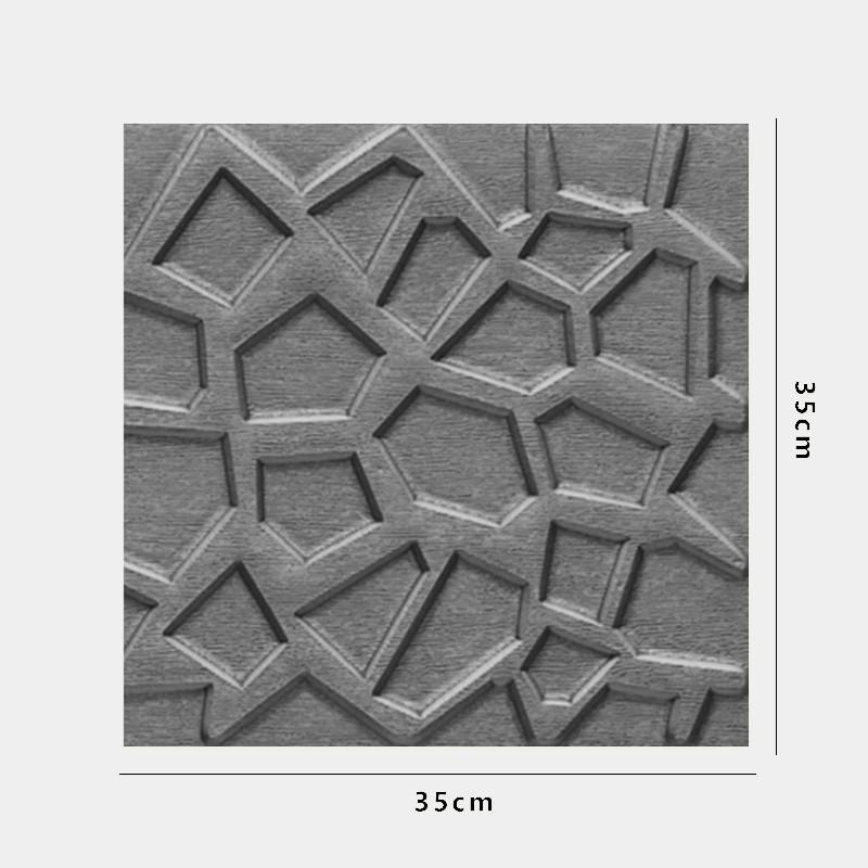 35x35cm 3D-väggklistermärken kreativ minimalistisk självhäftande heminredning för vardagsrum sovrum bakgrundsvägg 10-pack 15 20 25 dekorativa föremål