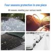 Magnetic Car Sunshade - Insulated Aluminum Windshield Snow Shield