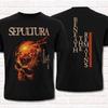 Rock Top Sepultura T-Shirt Beneath The Remains 1989 Thrash Death Metal Groove Metal Cotton Tee Streetwear Casual T Shirts Unisex