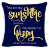 Pillow Cover Ins Style Daisy Summer Nordic Home Decoration Bedside Cushion Core Cover Linen