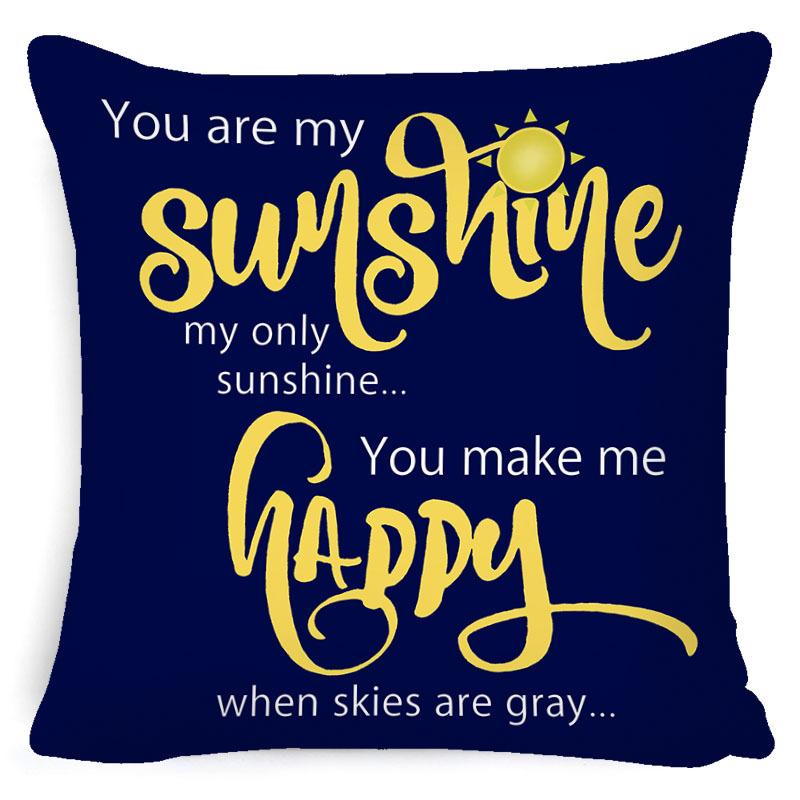 Pillow Cover Ins Style Daisy Summer Nordic Home Decoration Bedside Cushion Core Cover Linen