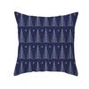 Cartoon Printed Peach Skin Christmas Pillow Cover New Sofa Cushion Cover Home Home Decoration