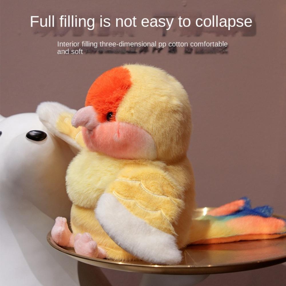 Parent-child Interactive Parrot Cosplay Plush Doll Budgerigar Educational Baby Toys Baby