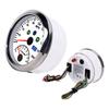 85mm 0‑200MPH GPS Speedometer 0‑8000rpm Tachometer Gauge Overspeed Alarm LCD Red Backlight for Car Boat