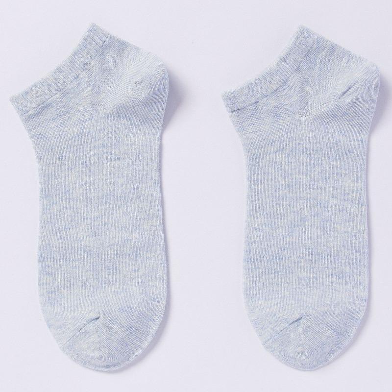 Pure Cotton Socks - Summer Cotton Candy-colored Short Socks - Children's Antibacterial Pure Color Women's Boat Socks