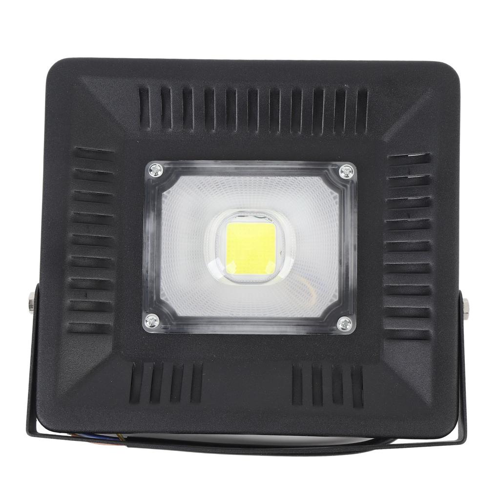 50W LED Flood Light IP65 Rain Proof Hardwired 5000LM Super Bright Floodlight with Adjustable Metal Bracket for Outdoor