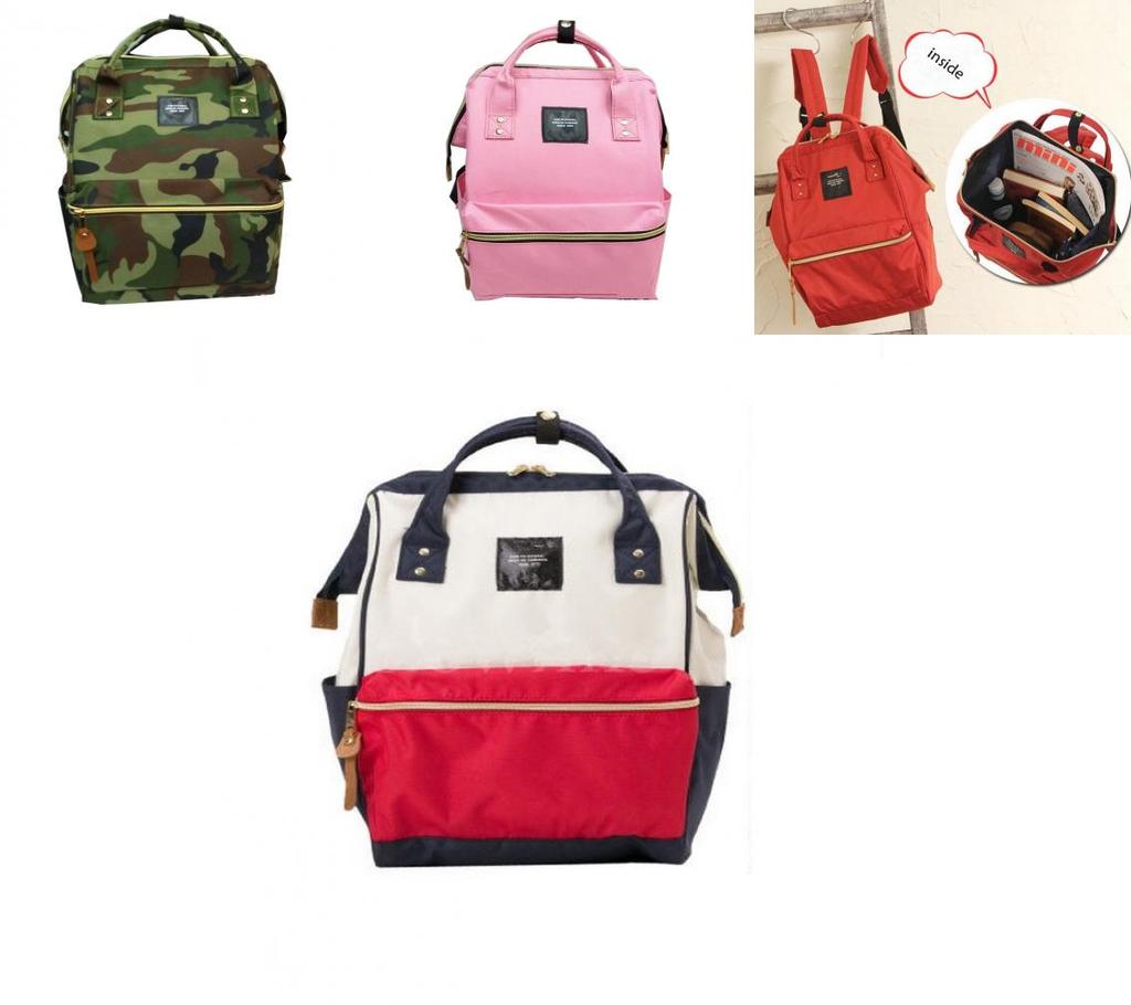 Students Canvas Fashion Backpack Unisex High Quality Waterproof School Bag