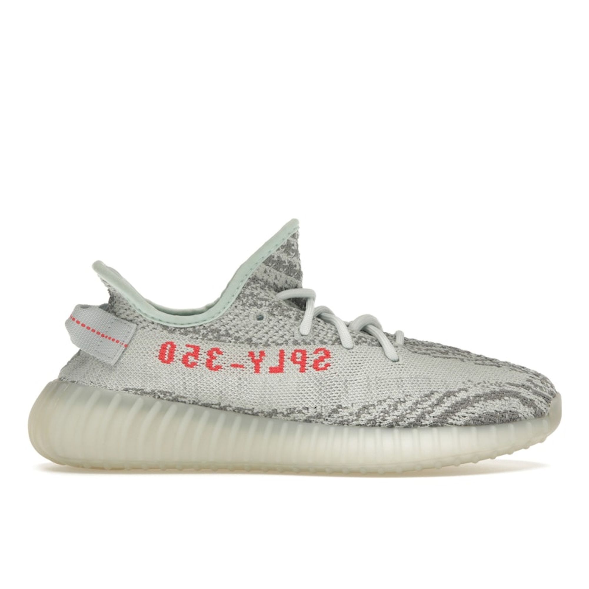 

Adidas Yeezy Boost 350 V2 Blue Tint 2017 Унисекс Кроссовки Серо-Три Высокое Разрешение-Красный B37571 36