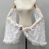 Lightweight Mesh Gothic Gloves Elbow Length Lace Arm Sleeves Women Costume Accessories Halloween Outfit