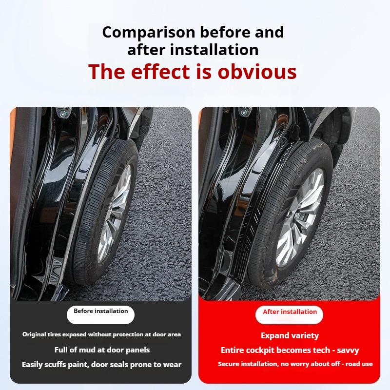 2Pcs for Tank 500 New Energy Vehicle Inner Fender Liner ABS Rear Fender PHEV Specific Accessories and Supplies Car Accessories