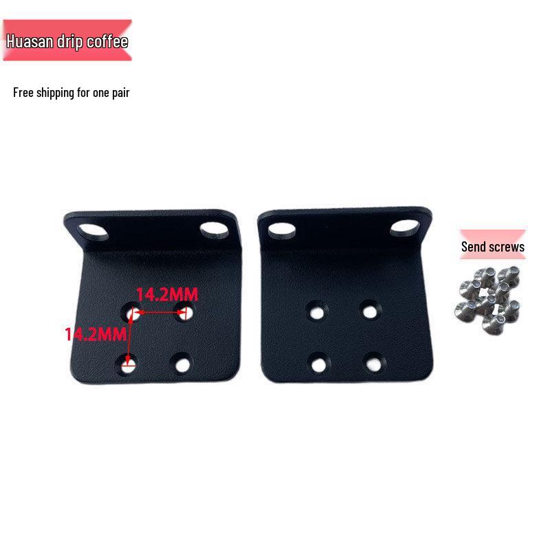 H3C S1224R/S1024R/MSR830 Switch Router Rack Mount Bracket Substitute Pair with Screws