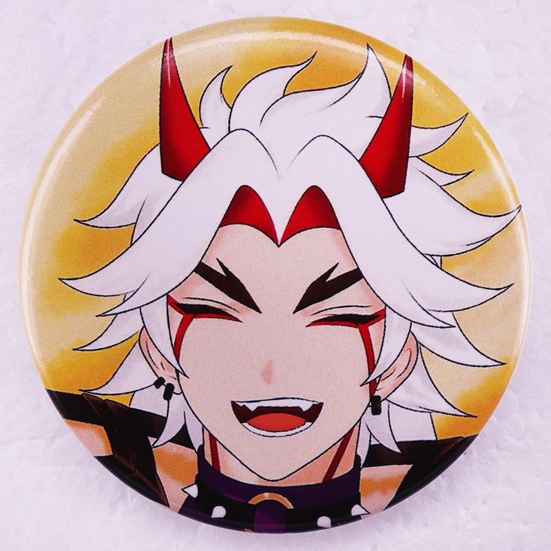 Genshin Impact Character Tinplate Brooch Standard