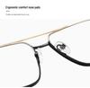 Men's Trendy Double Bridge Eyeglass Frames – European & American Style, Face Slimming, Prescription Ready