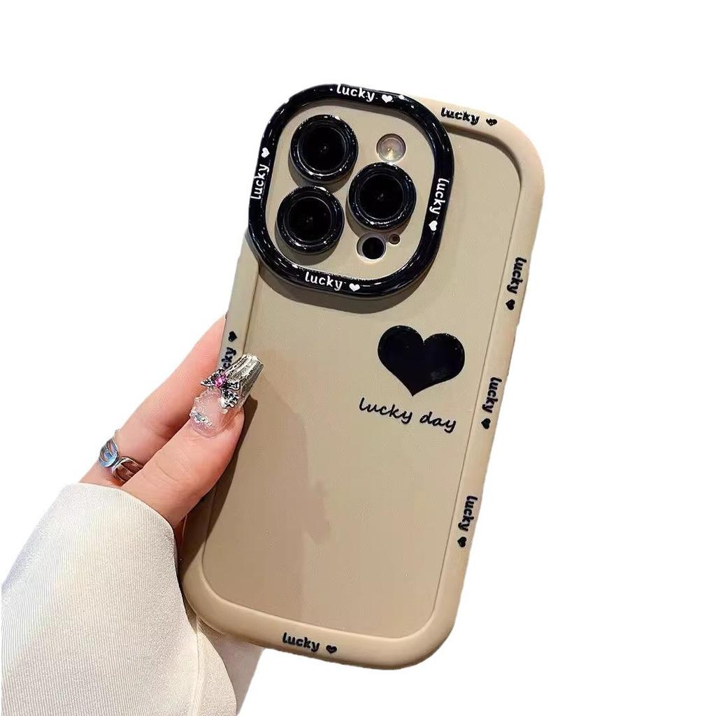 Little Love for Apple 15 Mobile Phone Case Iphone14promax Puff Silicone
