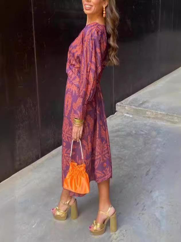 Autumn 2024 Printed Women's Dress - Hot-Selling Fashion