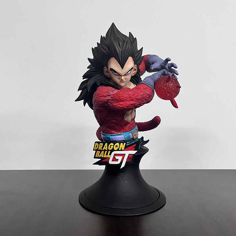 

24cm/9.45inch Dragon Ball Gt Ssj4 Goku Vegeta Figure Super Saiyan 4 Son Goku & Vegeta Bust Pvc Statue Collection Model Toy Gifts
