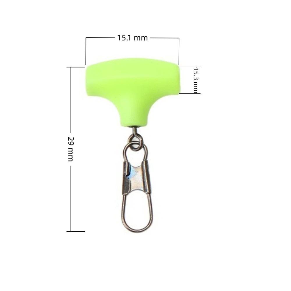 5PCS T Type Fishing Float Connector 360 Rotation Float Connector  Sea Fishing