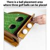 Golf Removable Putter Practice Indoor Office Home Outdoor Garden Portable Mini Professional Training Set Tool Golf Practice Mat
