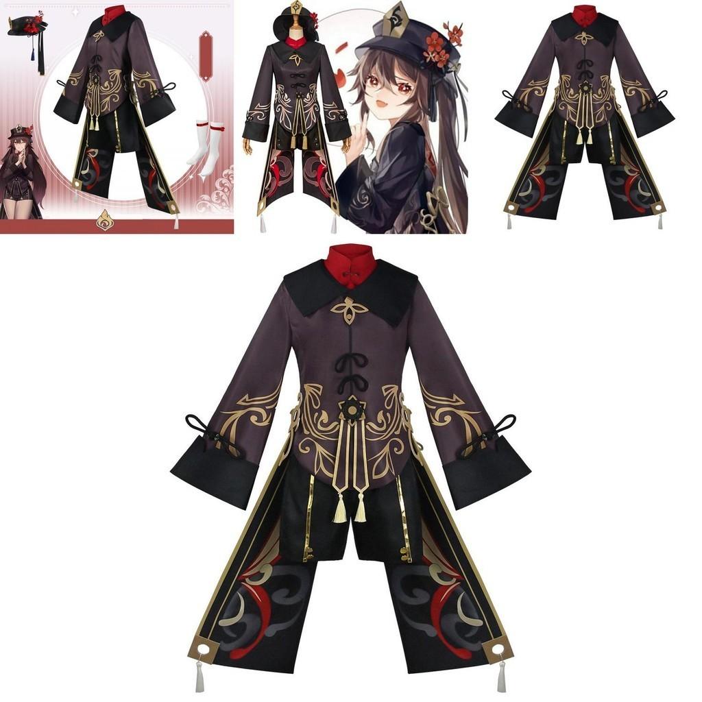 Eye-catching Genshin Impact Hutao Cosplay Costume Chinese Style Costume For Halloween Cosplay