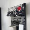 40mm Pegboard Keyboards and Controller Hook Holder Stand for Efficient Space Utilization In Home Office or Gaming Room