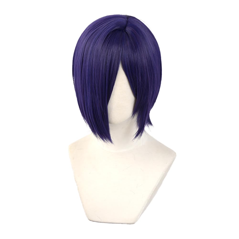 SUNXXCOS Tokyo Ghoul Tepelně odolná Cosplay Paruka se síťkou - Paruka, Kostýmový doplněk, Dámská Cosplay rekvizita (Touka Kirishima)