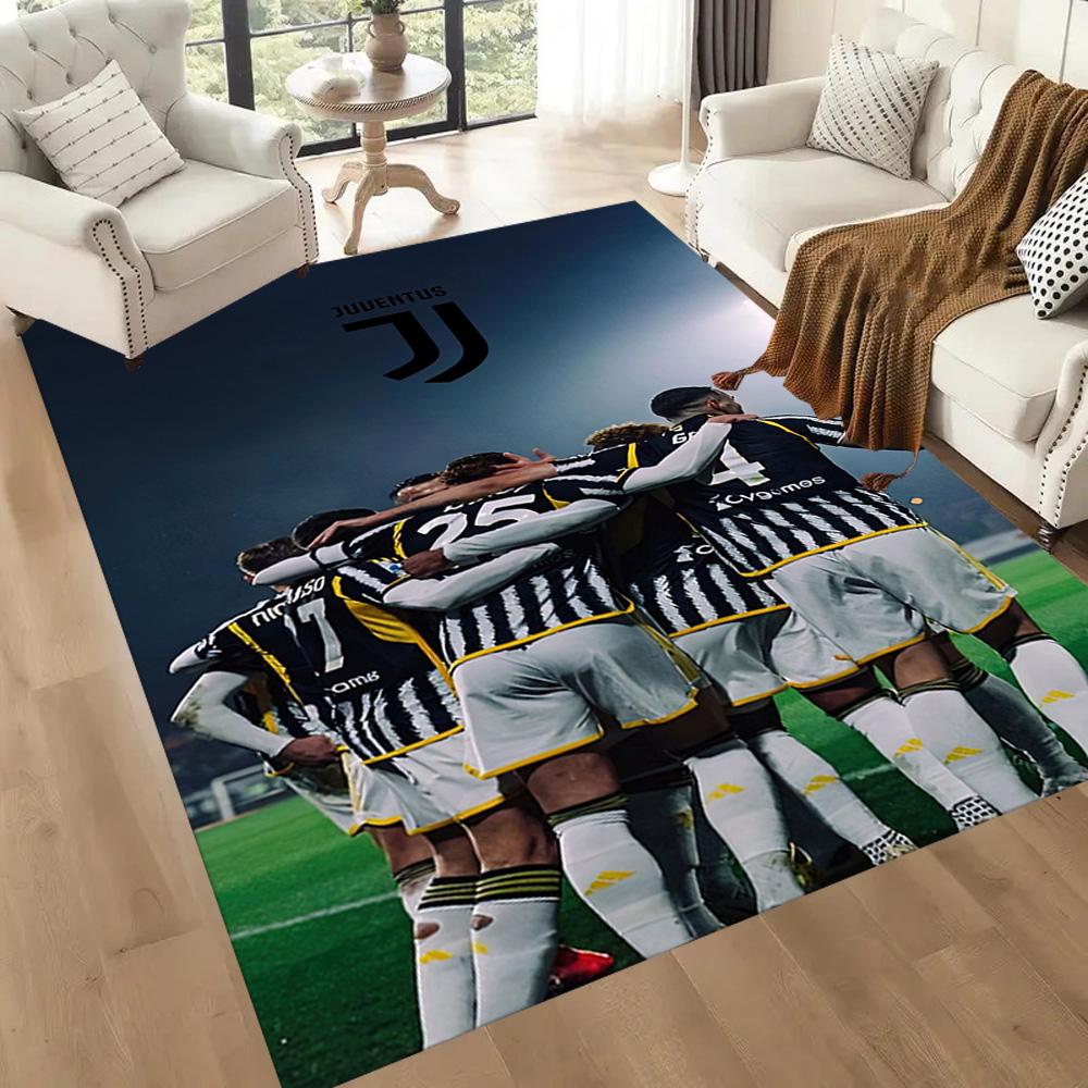 Juventus Floor Mat Perfect For Dormitory Game Room Living Rooms Study Room Antislip Carpet Anime Office Decor