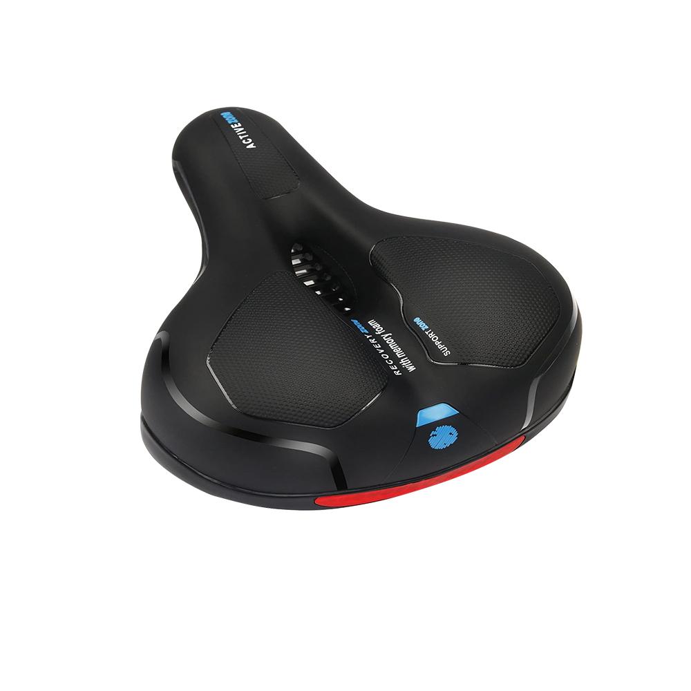 AQ1881 Waterproof Mountain City Road Exercise Folding Bike Saddle Shock Absorber Seat Cushion Memory Foam Bicycle Saddle Memory Foam