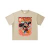 260 GSM Double Yarn 32 Count 100% Cotton One Piece V2 Bounce Man Print Unisex Heavy Cotton T Shirt
