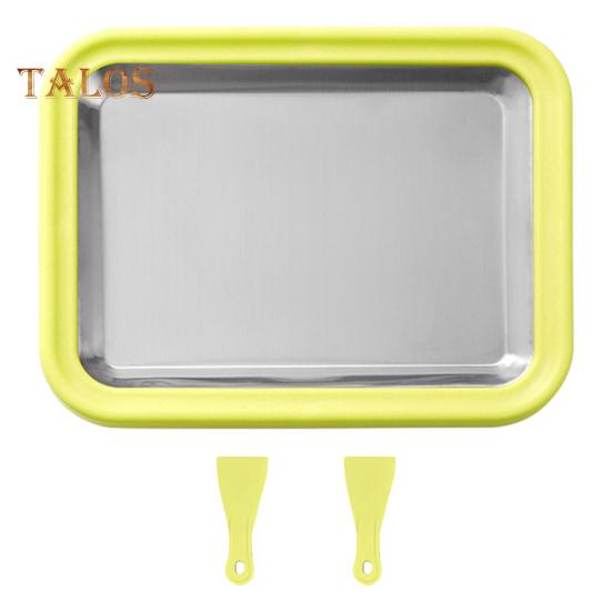 

Машина для приготовления мороженого со скребками, большая нержавеющая стальная емкость для заморозки йогурта, неэлектрическая ручная машина для домашнего джелато и сорбета, подходит для стандартных размеров A зелёный