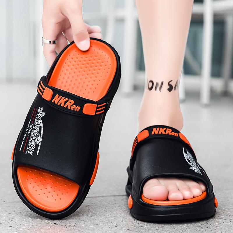 Herren Sandalen Große Größe Mode Plateau Hausschuhe Herren Hohl EVA Freizeit Sportsandalen Herren Strandschuhe Slides