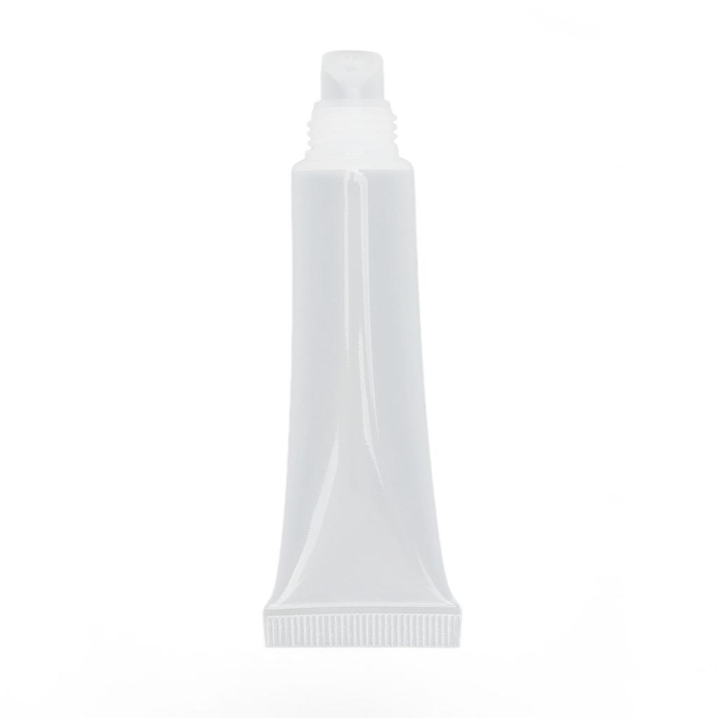 10 sztuk 15ML Pusta tubka na błyszczyk do ust Profesjonalny przenośny pojemnik na balsam do ust z PVC do kosmetyków DIY