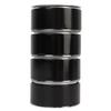4-Piece Silver 1.9-inch RC Wheel Rim Set, Zinc Alloy, 10-Hole, Universal Fit for RC Crawler Cars
