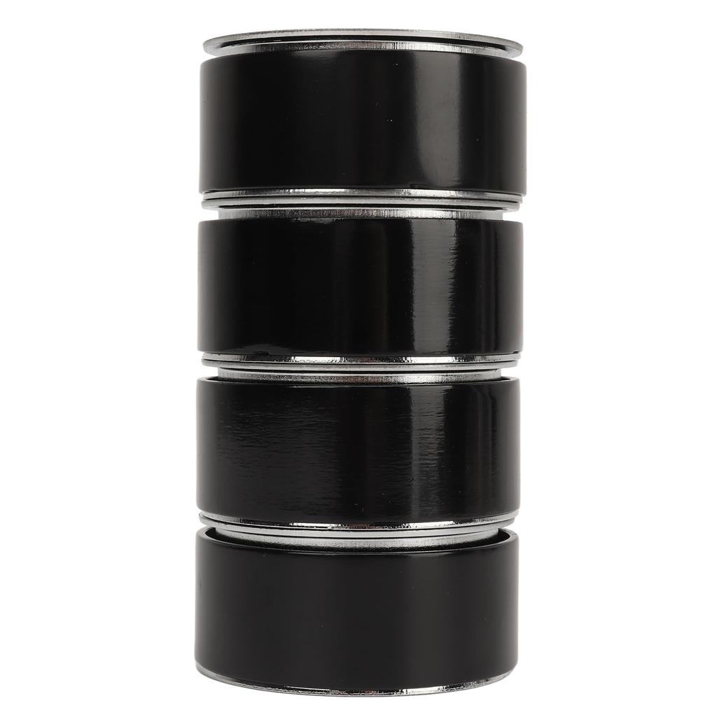 4-Piece Silver 1.9-inch RC Wheel Rim Set, Zinc Alloy, 10-Hole, Universal Fit for RC Crawler Cars