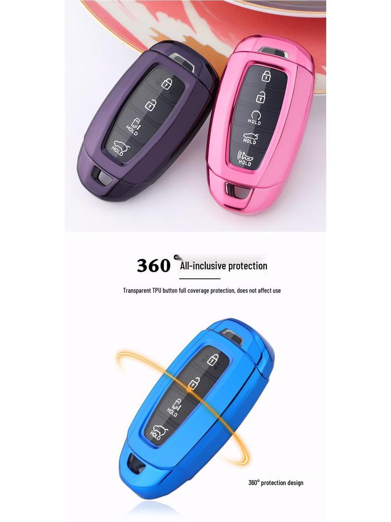 KAKTUS Key Case Set for 19 Beijing Hyundai Models: Santa Fe, ix25, Verna, ix35, Festa