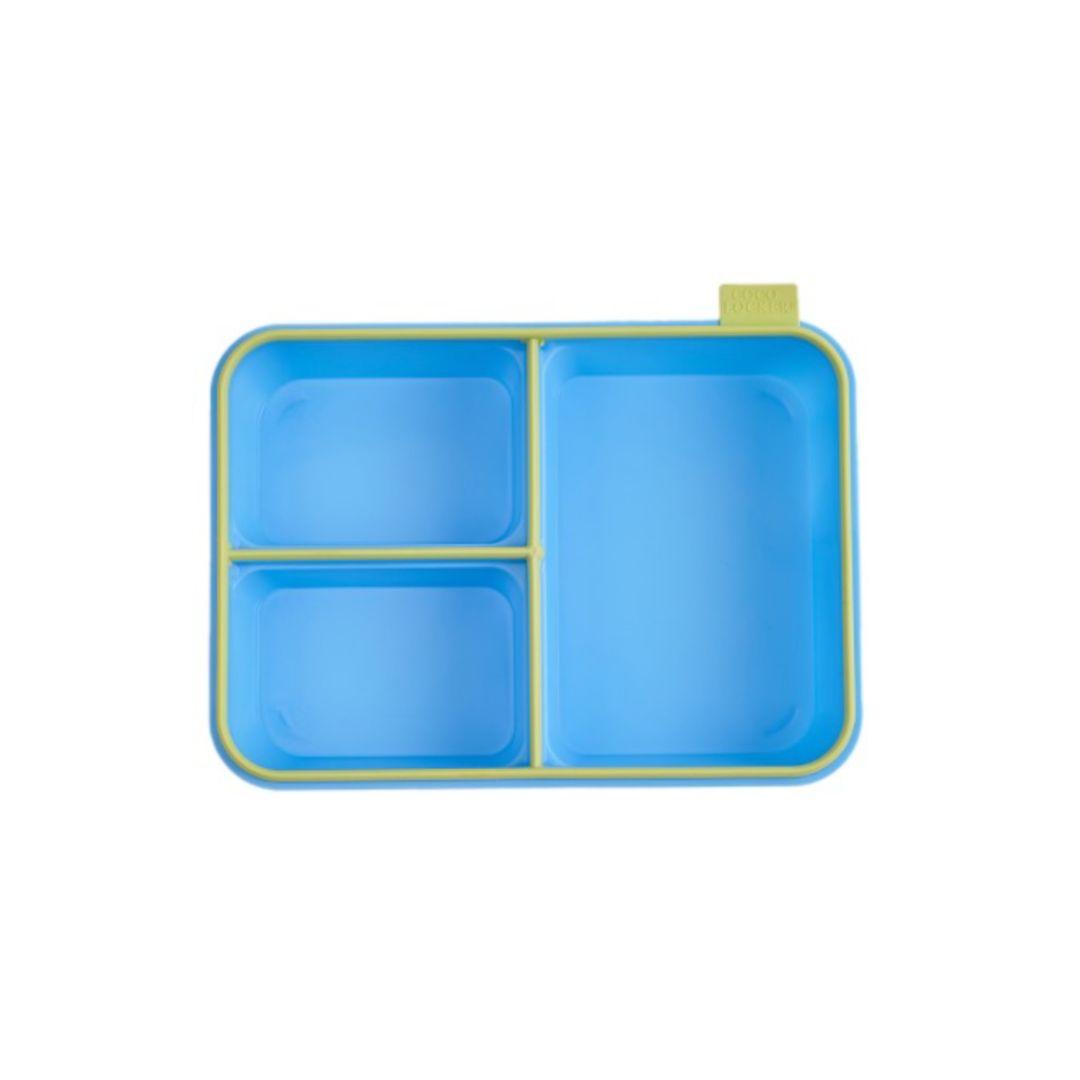 cocolocker Candy Pot 3-Compartment Lunch Box Lime Blue