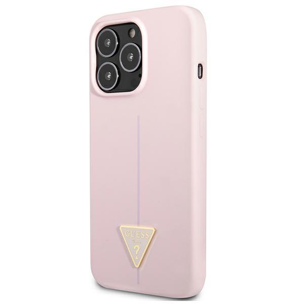 Guess Guhcp13Xsltgu Iphone 13 Pro Max 6,7 Fioletowy/Purple Hardcase Silicone Triangle