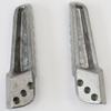 Motor Head Tandem Step Rear Step Kawasaki Left and Right Set Bike Universal ZRX Zephyr Z900 ZX-10R etc. (Silver)