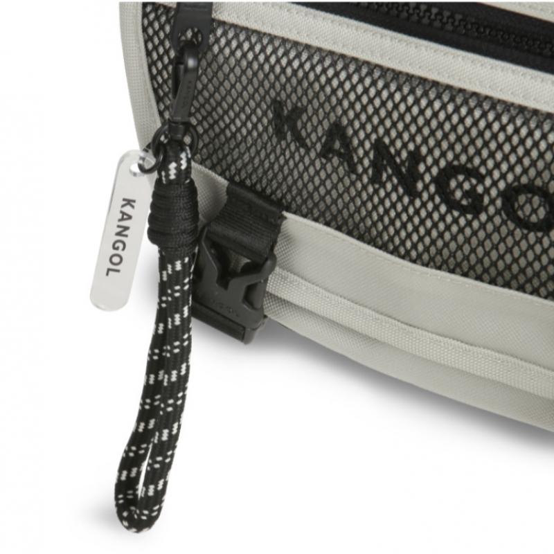 KANGOL Icon Quantum Small Cross Bag Light Grey 3335