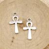 10Pcs/pack Lightweight Faith Symbol Pendant Alloy Necklace Earrings Jewelry Crucifix Pendant Charm For Daily Outfits