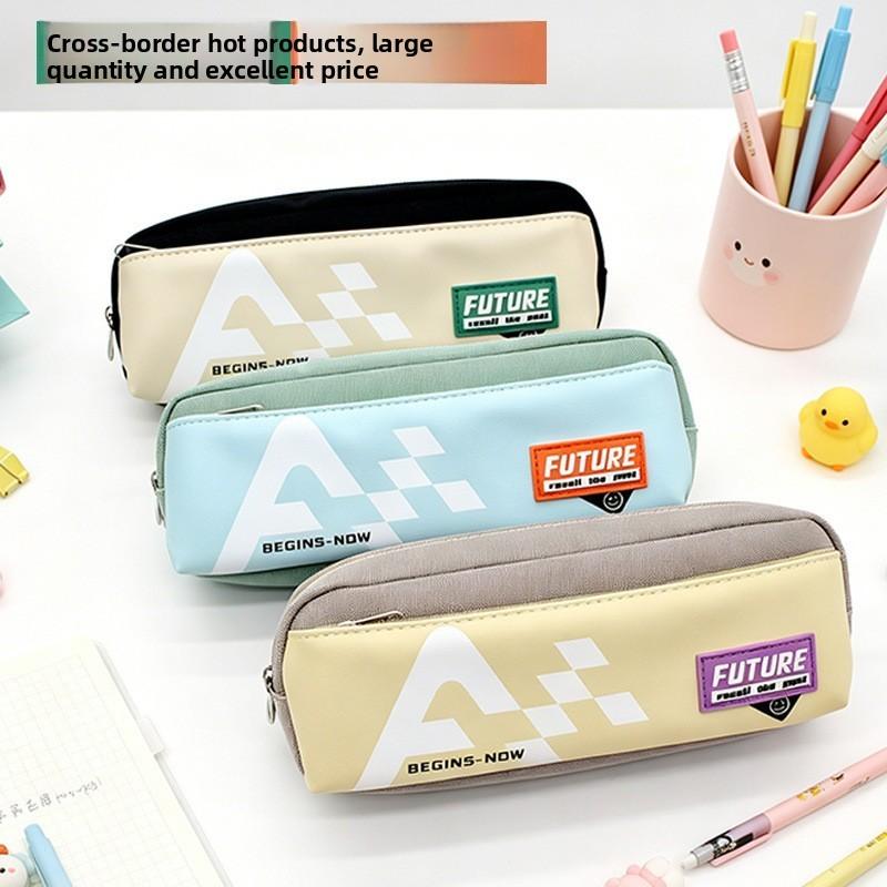 Oxford Cloth Pencil Case Large Capacity Multifunctional Storage Bag For Students And Office Use