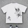 Gothic Dark Image Men's Summer Casual Short Sleeved T-shirt