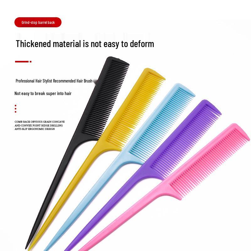 Practical Hair Styling Kit: Comb, Tail Comb, Scissors & Makeup Comb for Hair Care