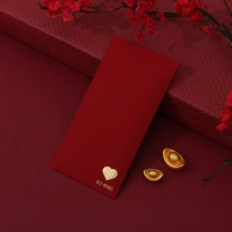 Hot Sale 6Pcs/Pack Chinese Red Envelope New Year Spring Festival Children Lucky Money Envelopes Red Packet Gift Envelope Red Bag