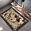 Cow Print Rug with Star Design Centerpiece Non-slip Rug Suitable for Living Room and Bedroom Sofas