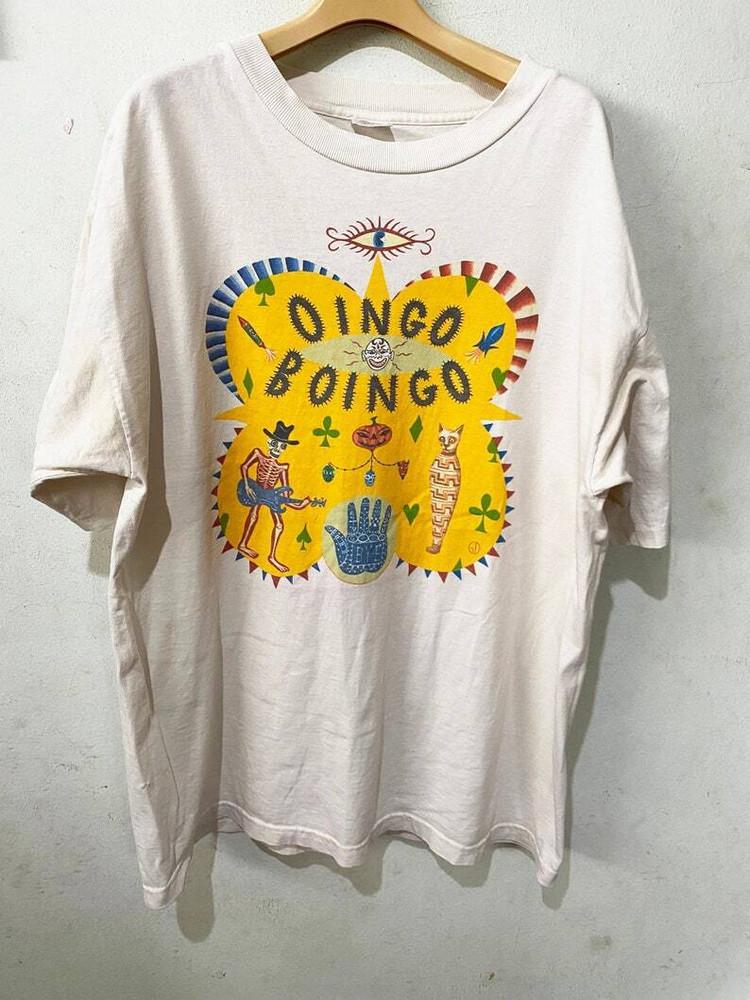 Oingo Boingo 1987 Short Sleeve Cotton T Shirt Full Size S-5XL TT108